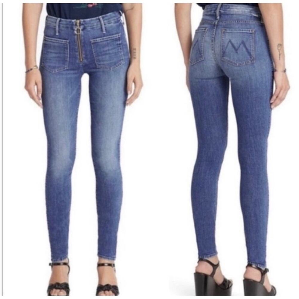Mother The Patch Xyz Looker Skinny Jeans